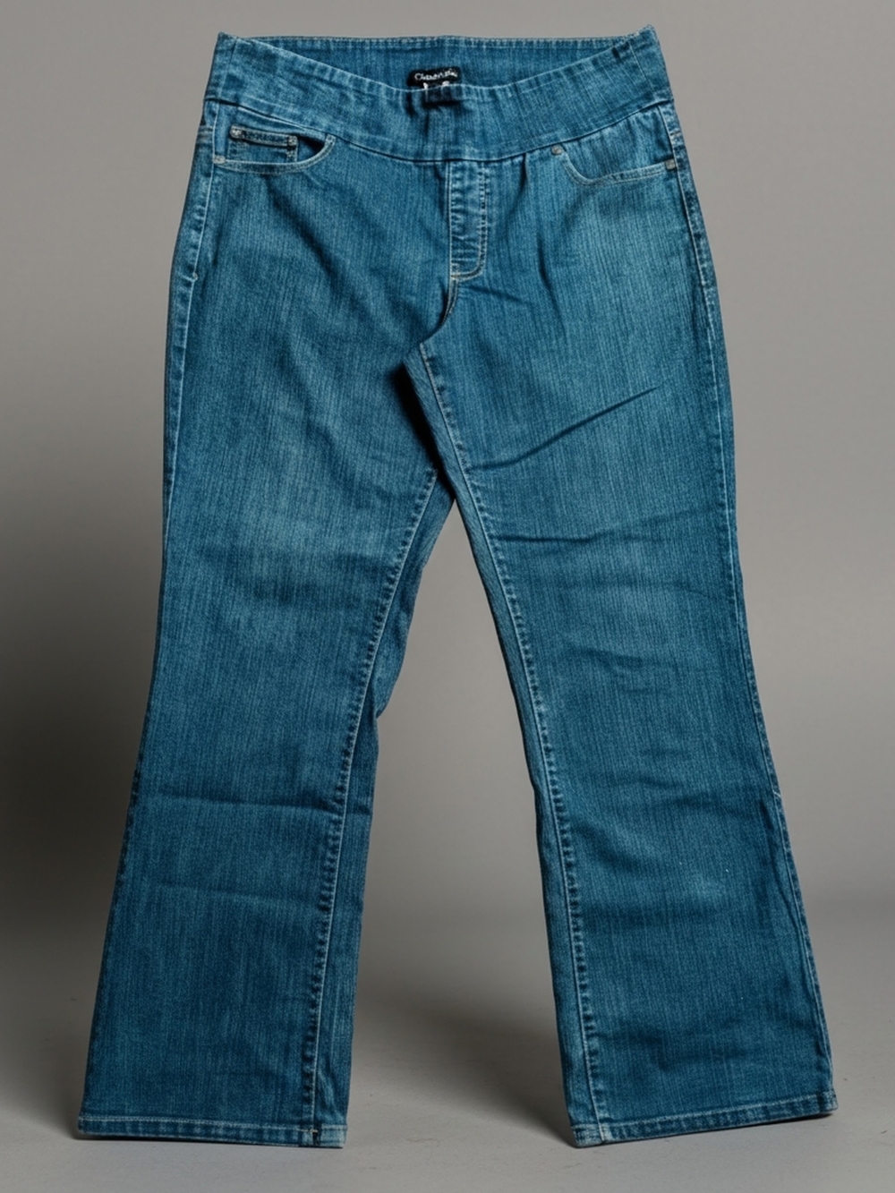 EUC 2012 Chadwicks of Boston Pull-On Tailored Bootcut Stretch Jeans Size 14